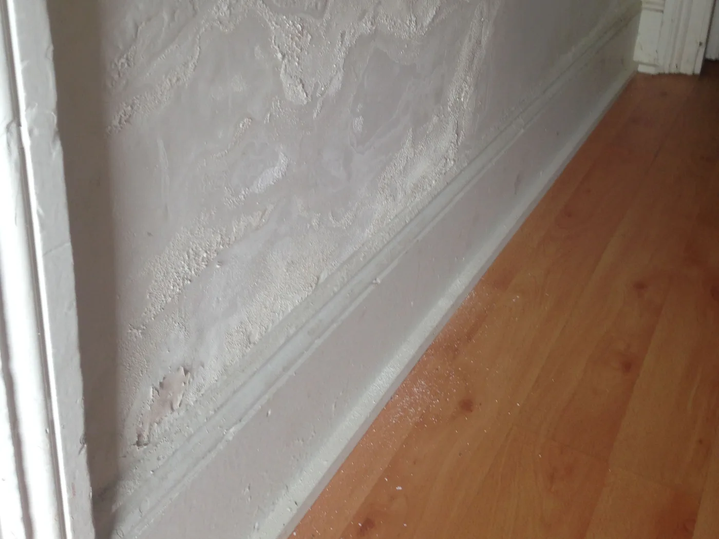 Wall reinstatement following damp-course treatment